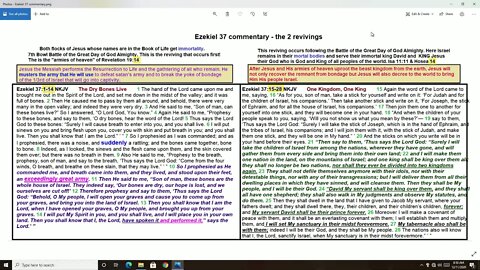 Ezekiel 37 commentary - 2 coming revivings