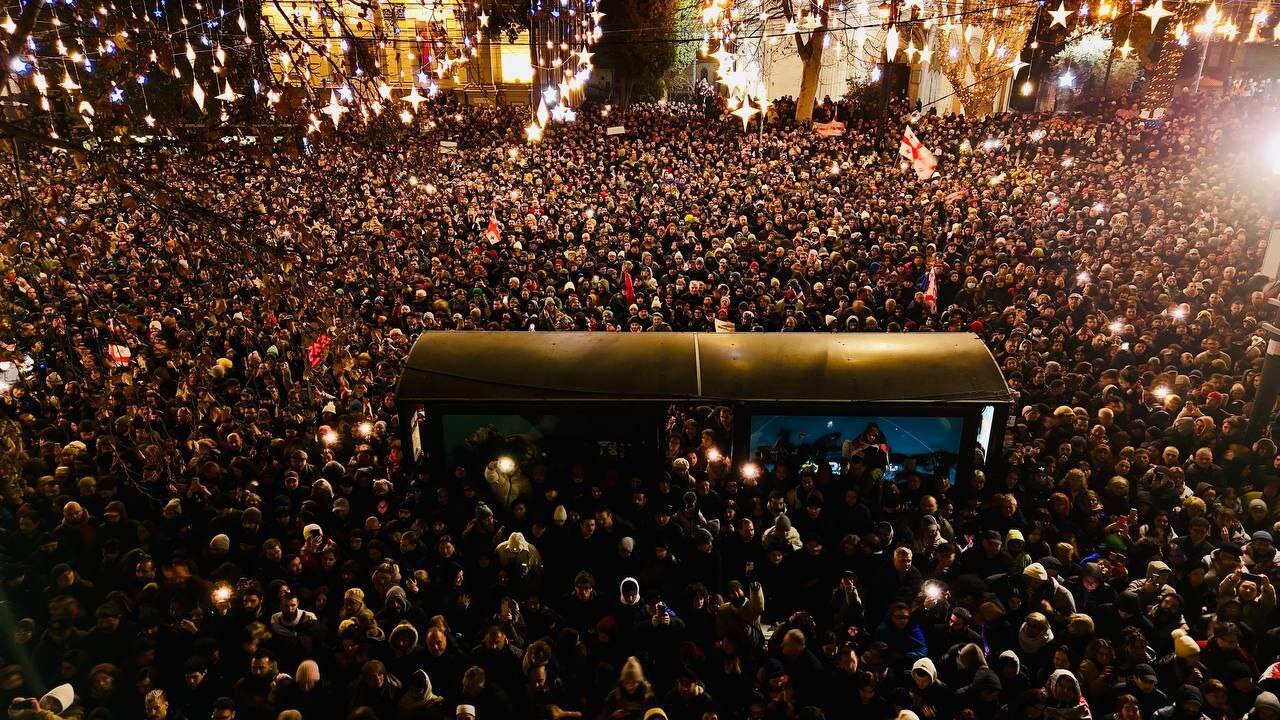 🇬🇪✊ Georgian President Zurabishvili stated at an opposition rally that the ruling