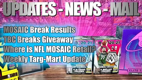 02|05|22 U.N.M. - Where is Mosaic Football Retail? Break & Giveaway Win + Target & Walmart Wrap Up!