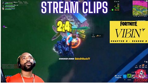 FORTNITE [LIVE] STREAM CLIPS CHAPTER 3 SEASON 3
