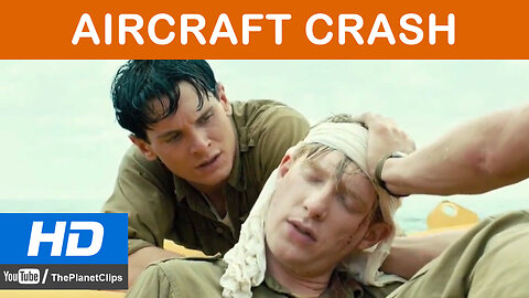 Aircraft survives after bombing mission | Unbroken (2014) Movie Scene