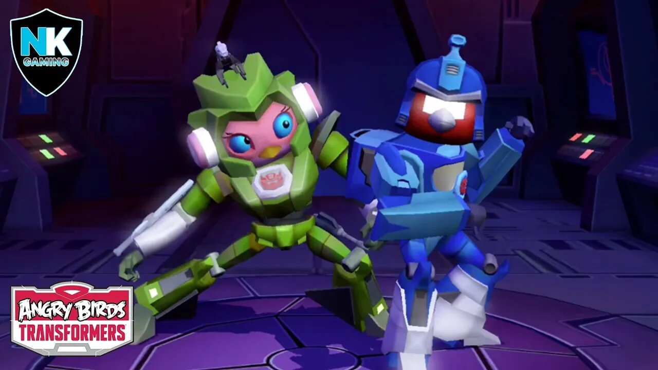 Angry Birds Transformers - Greenlight + Blurr - Cave Area