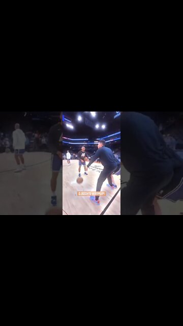 Dbook gettin ready for Game 5