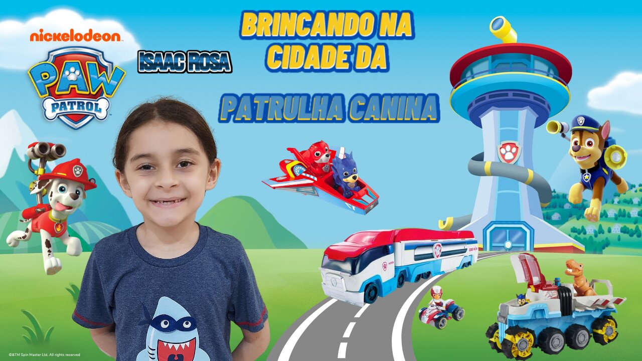 BRINCANDO NA CIDADE DA PATRULHA CANINA / PAW PATROL