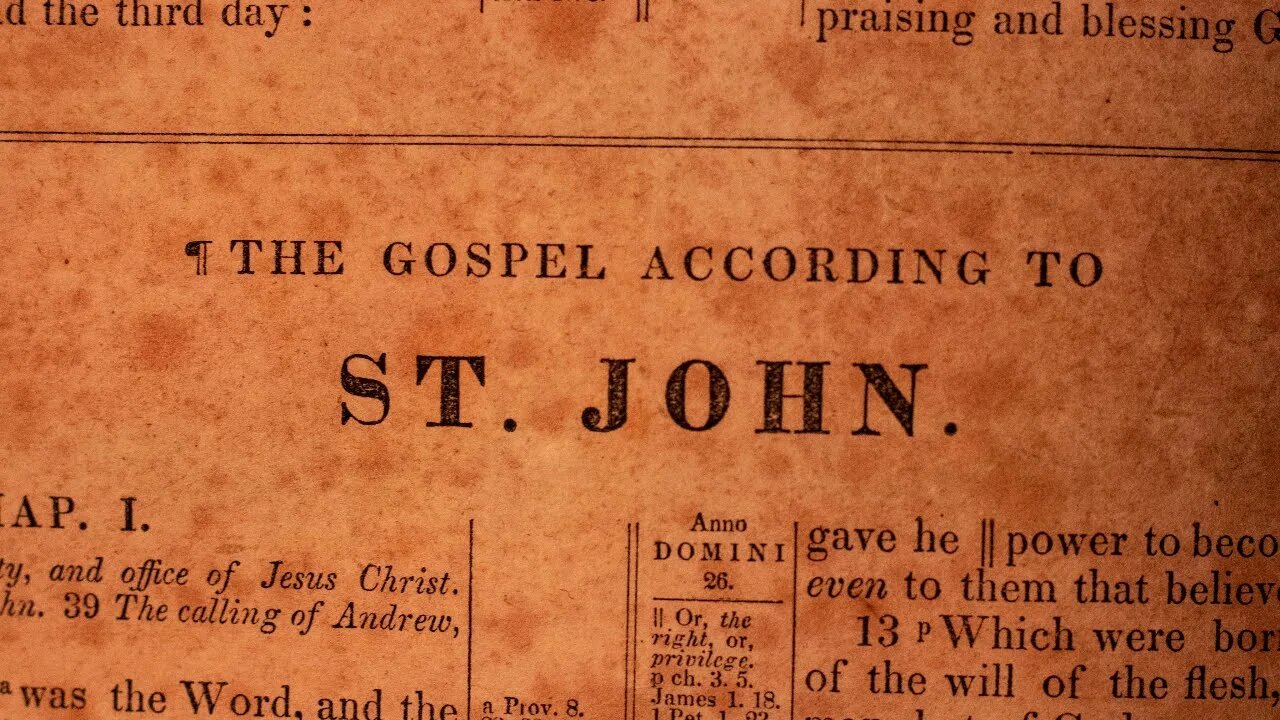 The Gospel of John - Contradictions and Historicity (Shabbat - Oct 7, 2023)