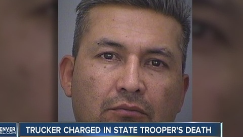 Trucker charged in trooper's death