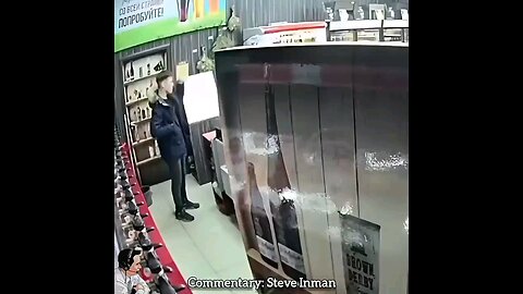 FAFO: Russian thief gets more than he bargains for.