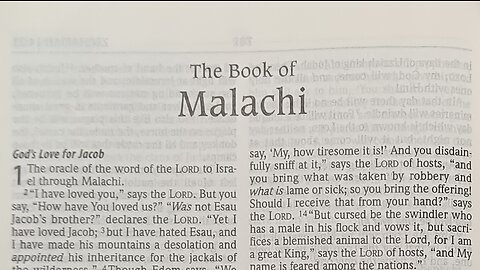 Present Honorable Offerings (Malachi 1:6-14)