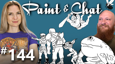 Paint & Chat: Episode #144 with special Guest PaddysParlorGames