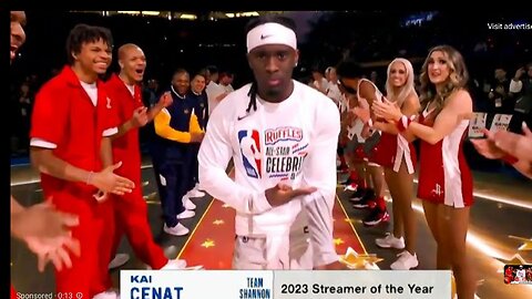 Kai Cenat NBA ALL star celebrity game nightlight !