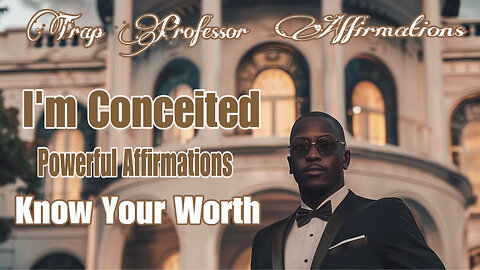 (Powerful Affirmations) I'm Conceited #confidence (Affirmations) Interactive Visualizer #selflove