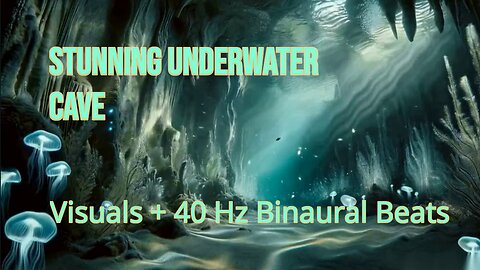 🌊 Stunning Underwater Cave: A Serenity Stream Showcase