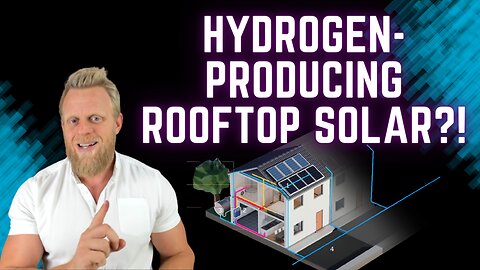 Hydrogen-producing rooftop solar panels become REAL