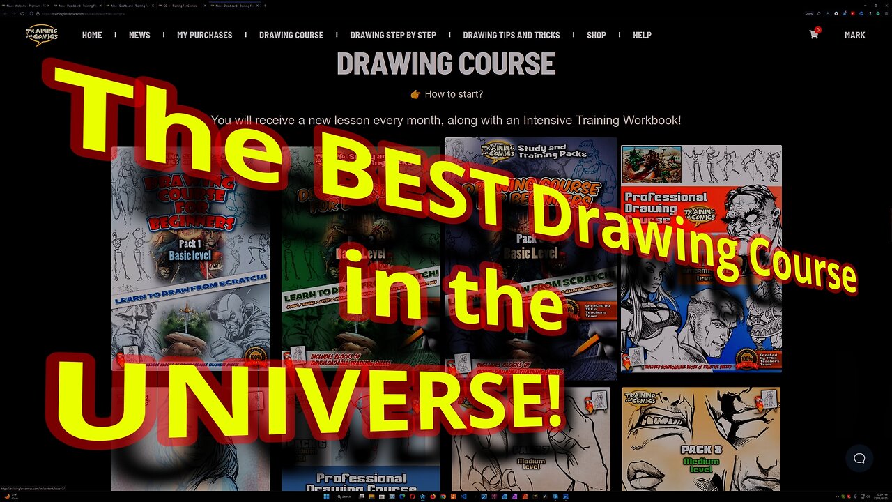 The BEST Drawing Course in the UNIVERSE! | Training For Comics | 4K UHD