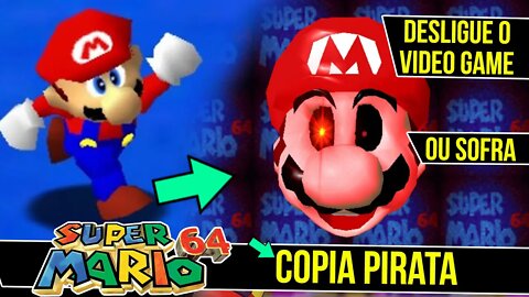 Telas Pertubadoras do Mario 64 contra Pirataria #shorts