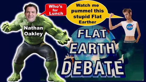 SHIP OVER CURVATURE? Clip from NATHAN OAKLEY's F/@t Earth DEBATE show