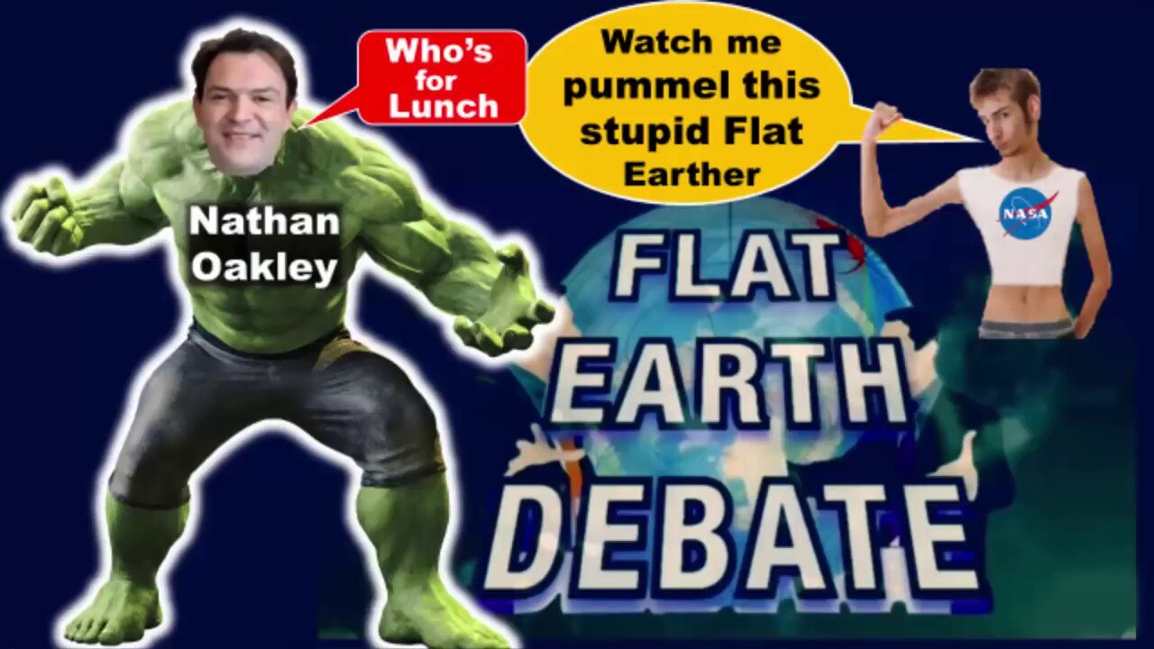SHIP OVER CURVATURE? Clip from NATHAN OAKLEY's F/@t Earth DEBATE show