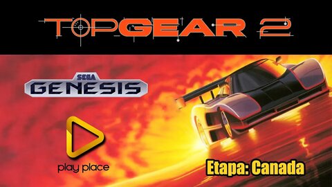 Top Gear 2 - Sega Genesis / Canada