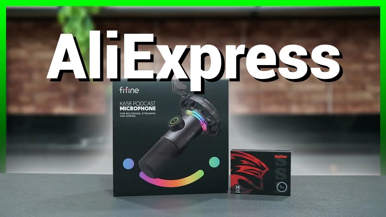 SSD BARATO E NOVO FIFINE - COMPRAS DO ALIEXPRESS
