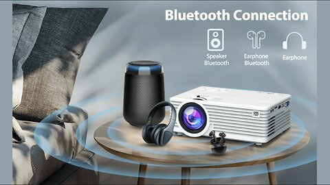 Projector with WIFI and Bluetooth
