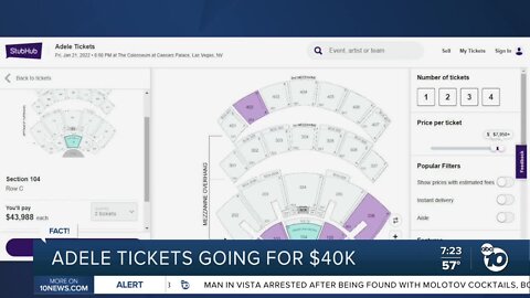 Fact or Fiction: Are tickets to Adele's residency selling for $40K each?