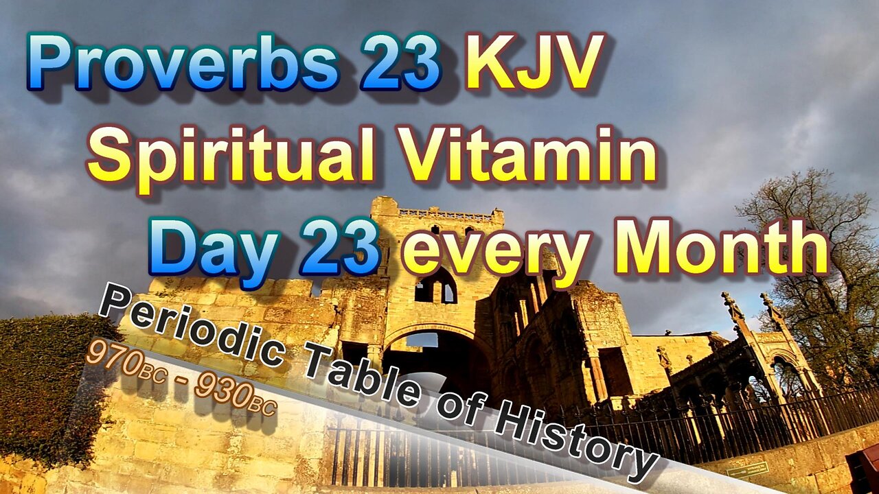 23rd Day of the Month - Proverb (Spiritual Vitamin)