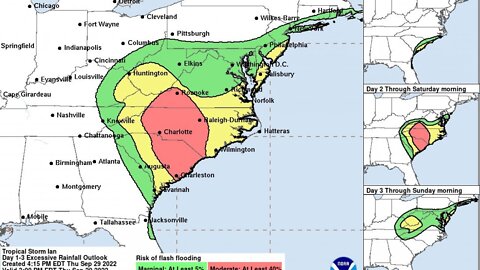 Hurricane Ian Makes Landfall Again, This Time In South Carolina