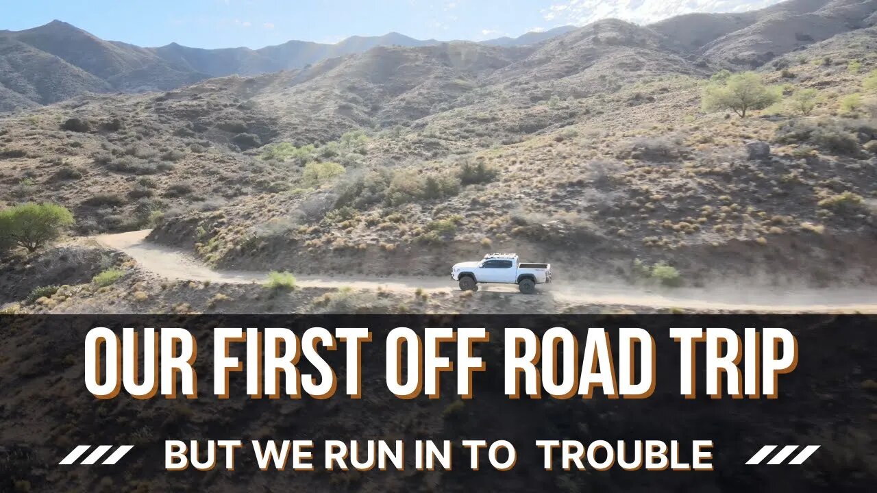 We take the 2022 Toyota Tacoma up the Crown King Trail 7 out of 10 difficulty and run in to trouble