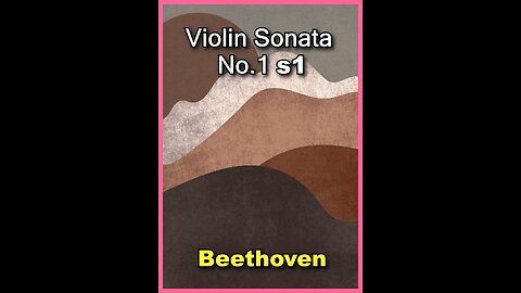 Beethoven Violin Sonata No.1 - 1.Mov