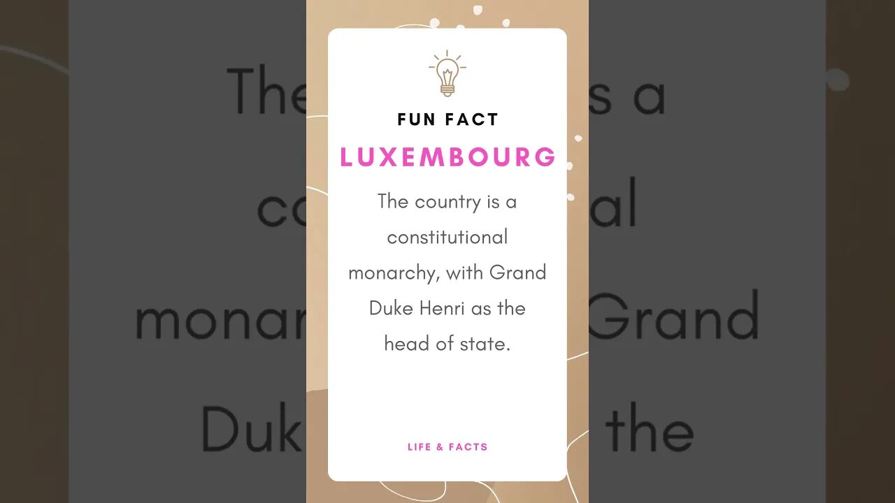 Fun Facts Luxembourg