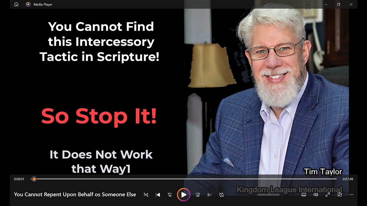 You Cannot Repent Upon Behalf of Someone Else!
