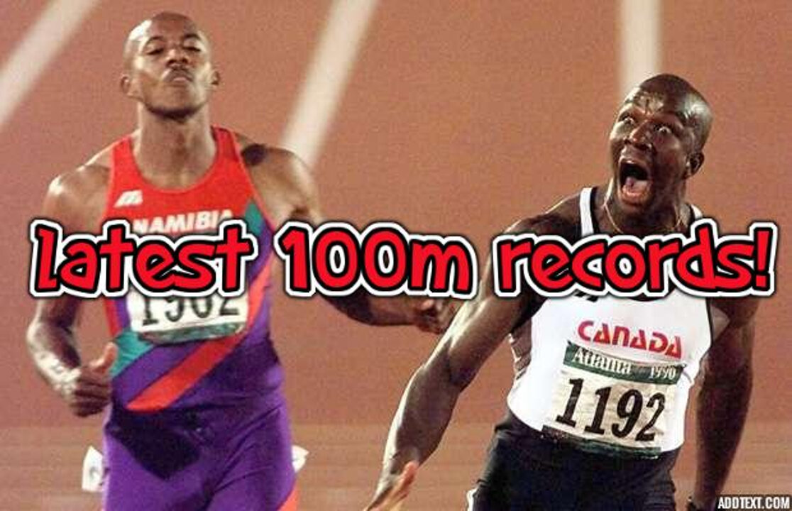 The Fastest People on the PLANET - 10 World Record 100m Sprints! | TMI