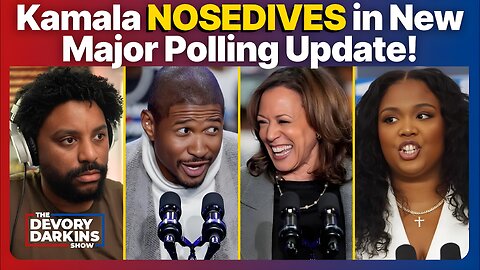 LIVE Kamala NOSEDIVES in New MAJOR POLLING Update