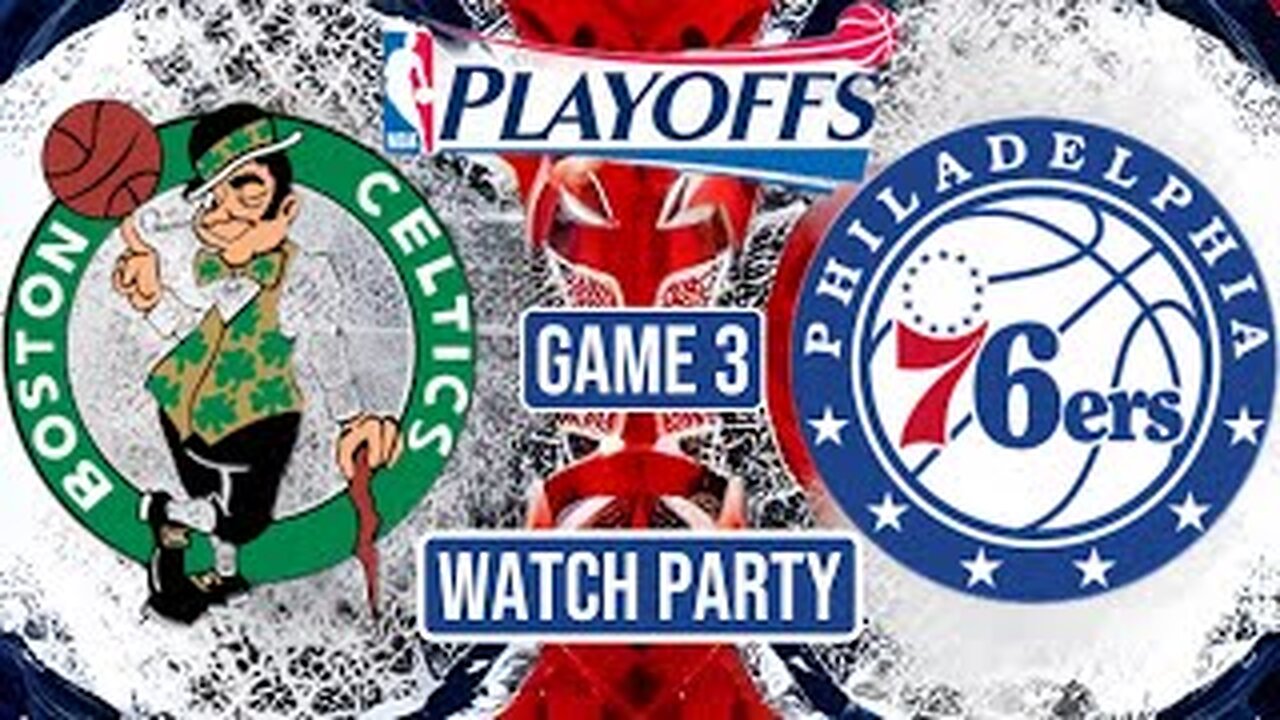 Philadelphia 76ers vs Boston Celtics game 3 RD2 | #nba | Live Watch Party