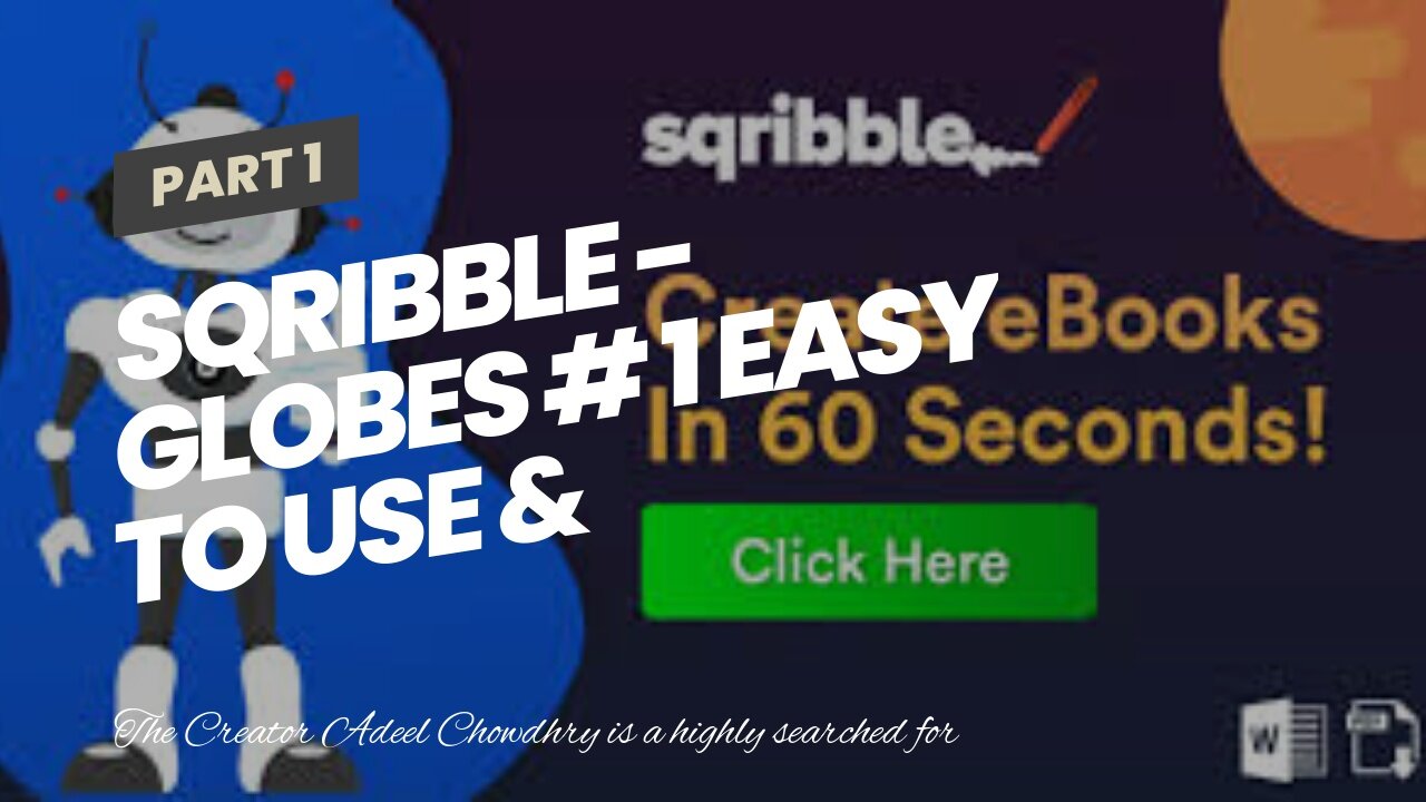 SQRIBBLE - Globes # 1 EASY TO USE & POWERFUL eBook Designer Workshop