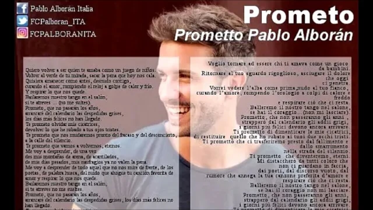 Prometo- Pablo Alborán- mastered ( audio ) ( lyrics in description )