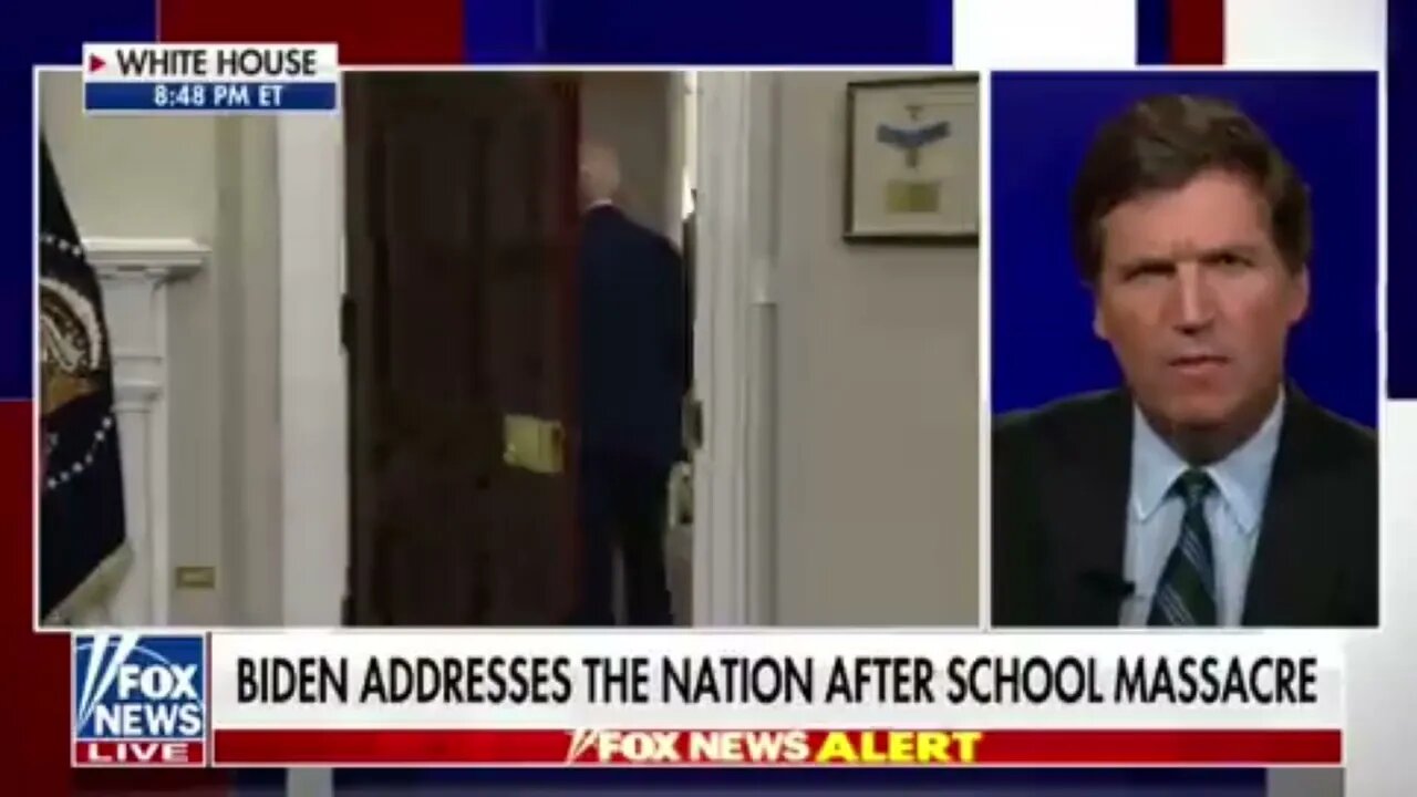 Tucker Carlson rips into Biden's speech about the tragic shooting in Texas