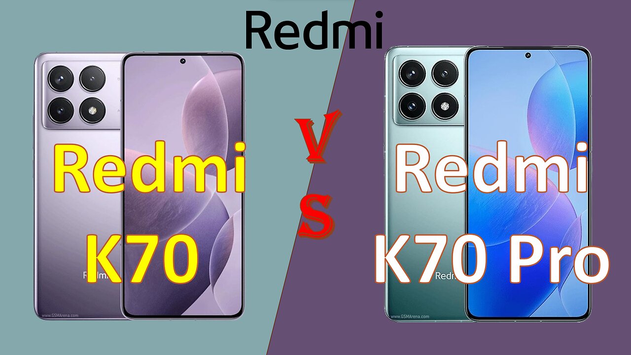 New Mobile | Redmi K70 VS Redmi K70 Pro | Full Comparison | @technoideas360