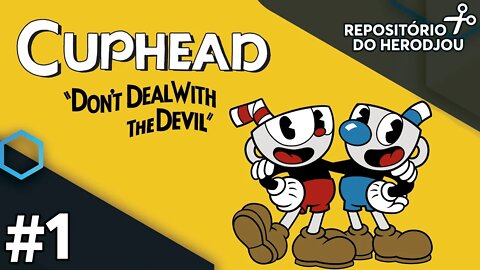 HeroDjou jogando Cuphead em Live #1