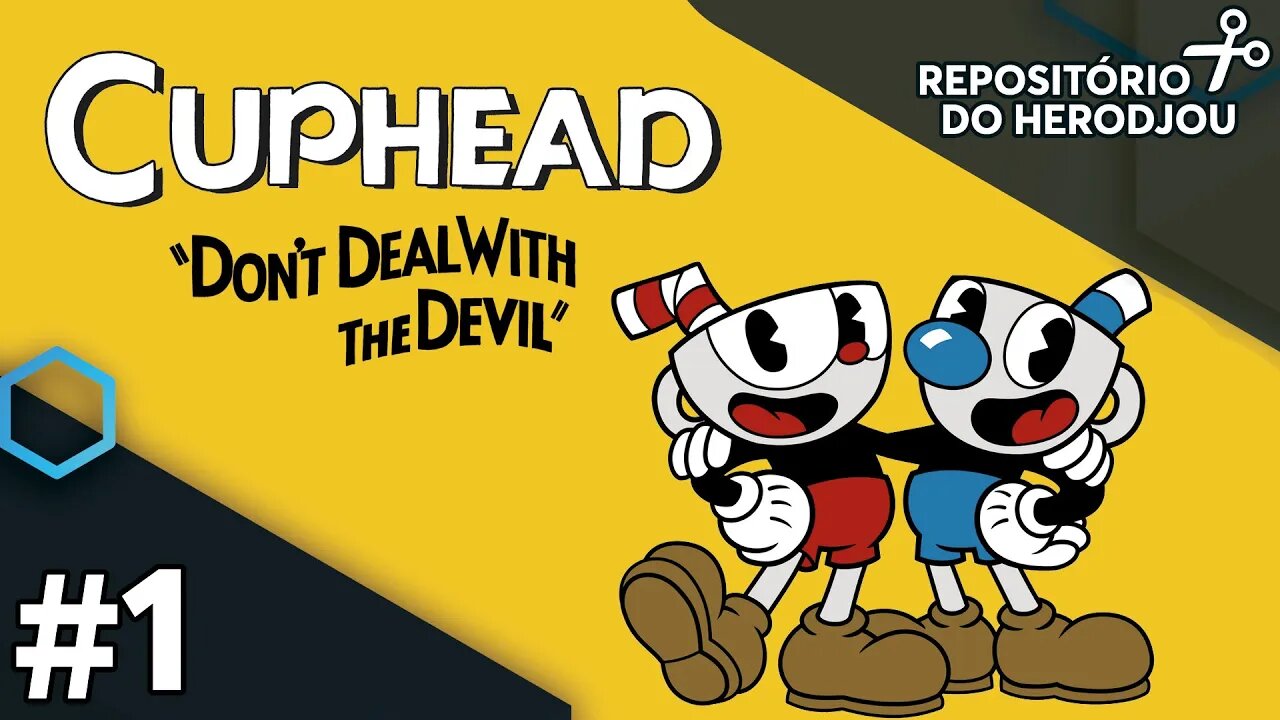 HeroDjou jogando Cuphead em Live #1