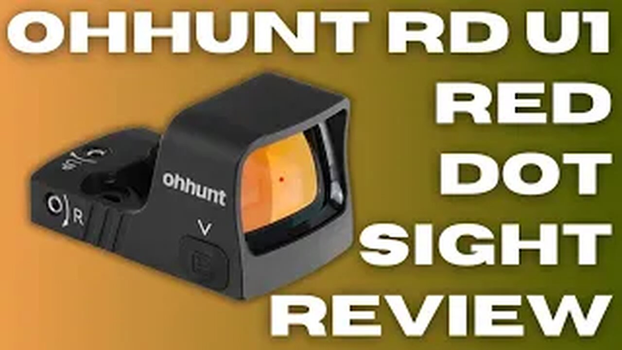 Ohhunt RD U1 Red Dot Optic Review: Tested on the Canik Mete MC9