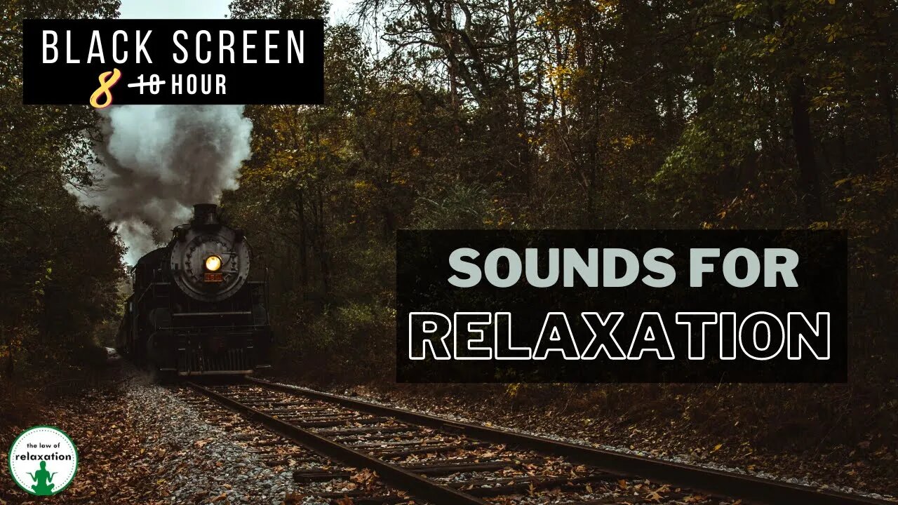 Relaxing Train ride sounds | 8 hours