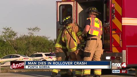 1 Dead in Punta Gorda Rollover Crash