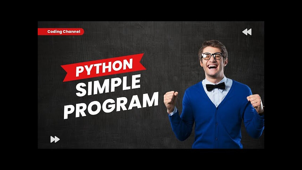 Python Simple Program | Simple Program in Python | #python #video