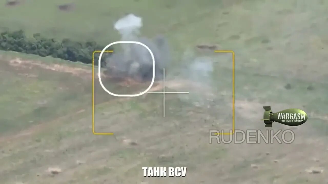 Two Ukrainian tanks hit by FPV kamikaze drones in Zaporozhye