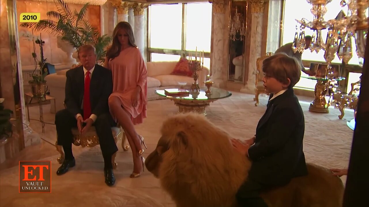 Rare Barron Trump Moments With Donald and Melania, 2010