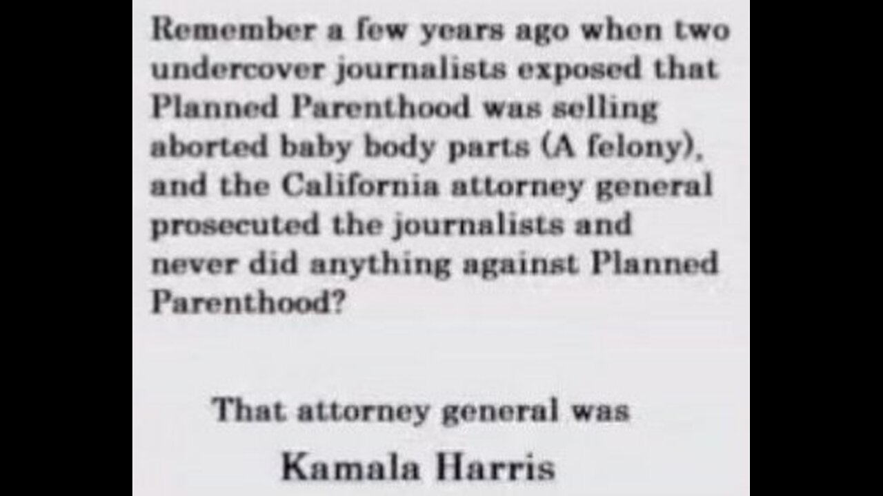 liberal satanic democrat cult Kamala Harris Says Democrats Invest In Reducing Population In Old Clip