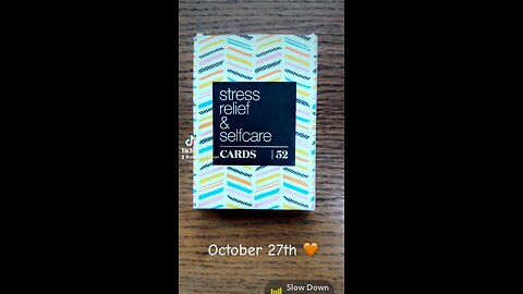 10/27/24 card: slow down