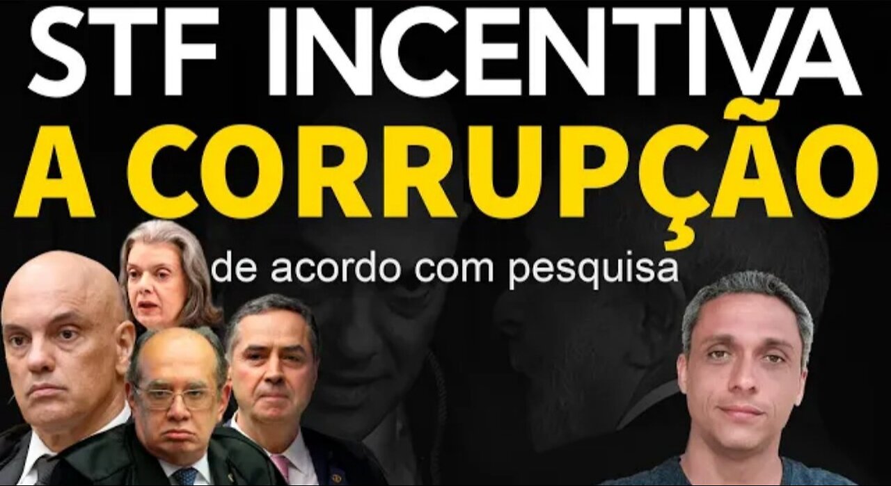 In Brazil it's terrifying!! 74% of Brazil think the supreme court encourages corruption