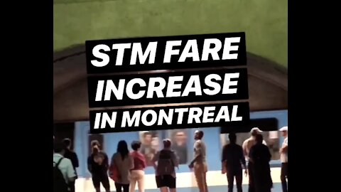 The Price Of STM Fares Just Went Up In Montreal